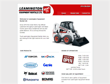 Tablet Screenshot of leamingtonrental.com